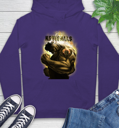 Washington Wizards NBA Basketball Hulk Marvel Avengers Sports Hoodie 5