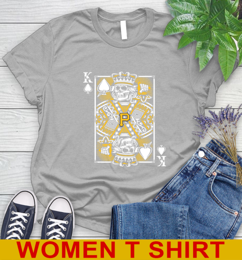 Pittsburgh Pirates MLB Baseball The King Of Spades Death Cards Shirt Women's T-Shirt 5
