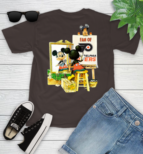 NHL Hockey Philadelphia Flyers Mickey Drawing Shirt 99