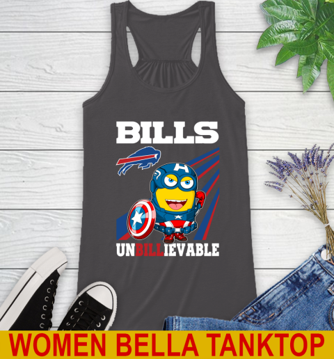 NFL Football Buffalo Bills Captain America Marvel Avengers Minion Shirt Racerback Tank 10