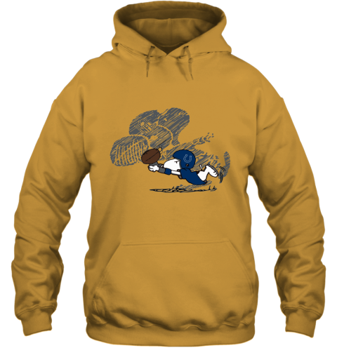 Indianapolis Colts Snoopy Plays The Football Game Hoodie