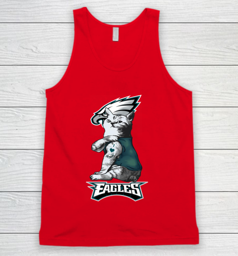NFL Football My Cat Loves Philadelphia Eagles Tank Top 5