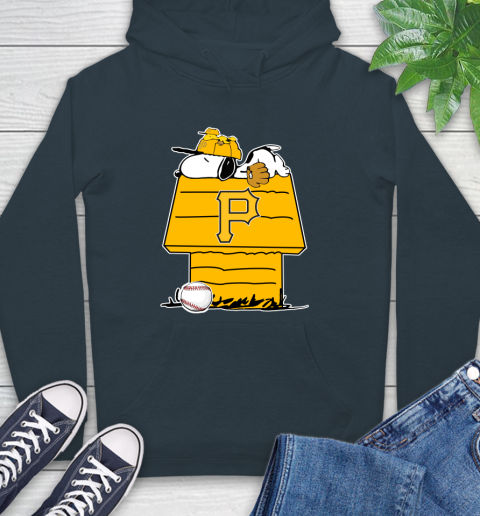 MLB Pittsburgh Pirates Snoopy Woodstock The Peanuts Movie Baseball T Shirt Hoodie 7