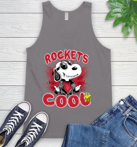NBA Basketball Houston Rockets Cool Snoopy Shirt Tank Top 6
