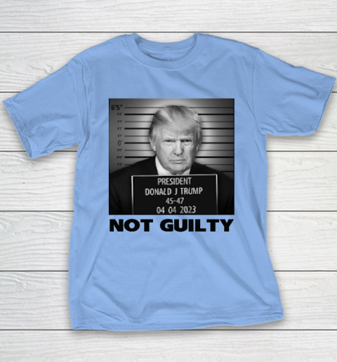 Trump Not Guilty Youth T-Shirt - Image 9