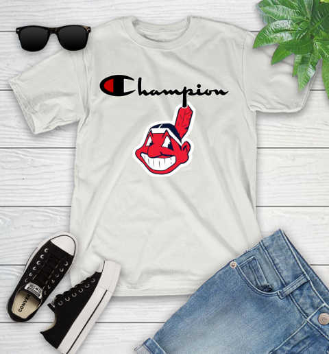 MLB Baseball Cleveland Indians Champion Shirt Youth T-Shirt 11
