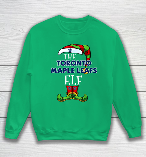 Toronto Maple Leafs Christmas ELF Funny NHL Sweatshirt 5