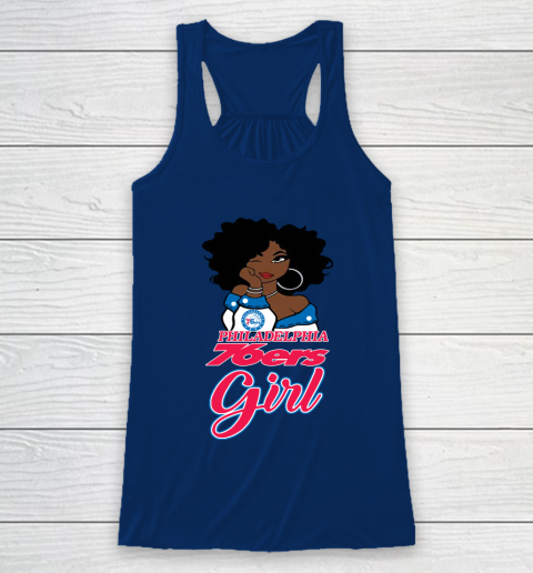 Philadelphia 76ers Girl NBA Racerback Tank 7