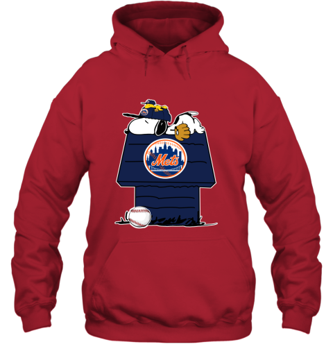 MLB New York Mets Snoopy Woodstock The Peanuts Movie Baseball T Shirt 5M3jpFZvjH2 hoodie 23 95 151514 front red
