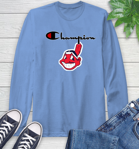 MLB Baseball Cleveland Indians Champion Shirt Long Sleeve T-Shirt 10
