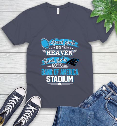 Carolina Panthers NFL Bad Girls Go To Bank of America Stadium Shirt V-Neck T-Shirt 7