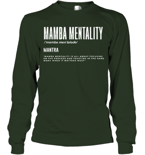 mamba mentality t shirt