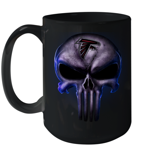 Atlanta Falcons NFL Football Punisher Skull Sports Ceramic Mug 15oz