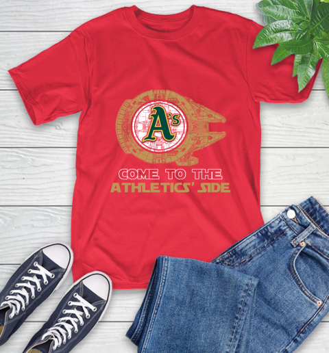 MLB Come To The Oakland Athletics Side Star Wars Baseball Sports T-Shirt 11