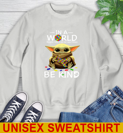 In The World Where You Can Be Anything Be Kind Autism Baby Yoda Shirts 29