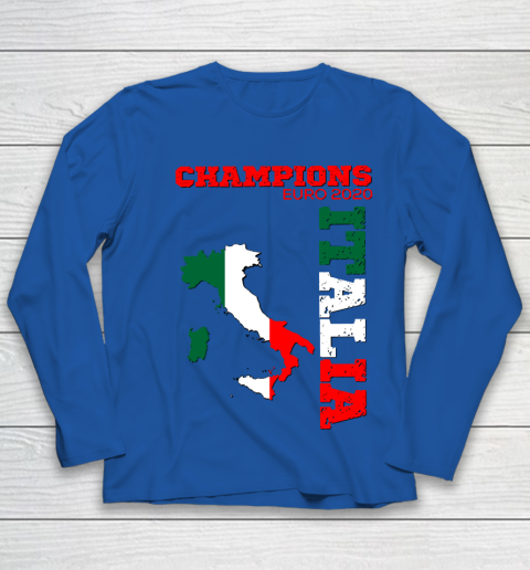 Italy Champions Euro 2020 played in 2021 Youth Long Sleeve 7