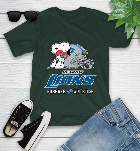 NFL The Peanuts Movie Snoopy Forever Win Or Lose Football Detroit Lions 107