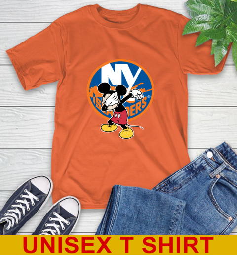 New York Islanders NHL Hockey Dabbing Mickey Disney Sports T-Shirt 5