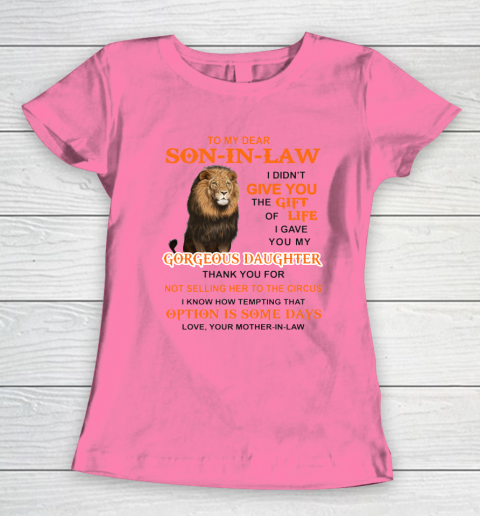 To My Dear Son In Law Women's T-Shirt 9