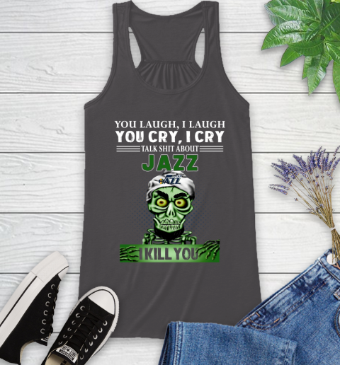 NBA Talk Shit About Utah Jazz I Kill You Achmed The Dead Terrorist Jeffrey Dunham Basketball Racerback Tank 11