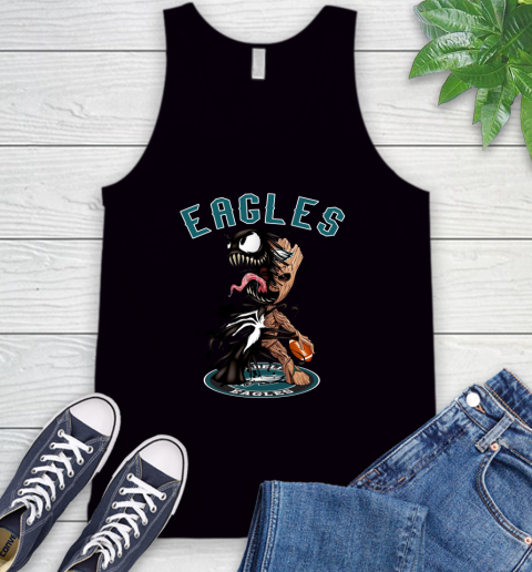 NFL Philadelphia Eagles Football Venom Groot Guardians Of The Galaxy Tank Top 2