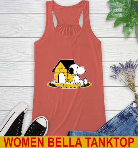 MLB Baseball Pittsburgh Pirates Snoopy The Peanuts Movie Shirt Racerback Tank 4