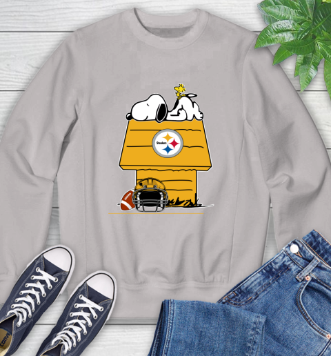 Pittsburgh Steelers NFL Football Snoopy Woodstock The Peanuts Movie Sweatshirt 12