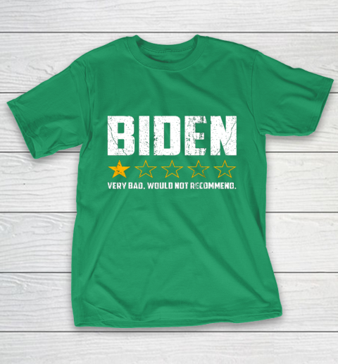Biden 1 Star President America Very Bad Would Not Recommend T-Shirt 15