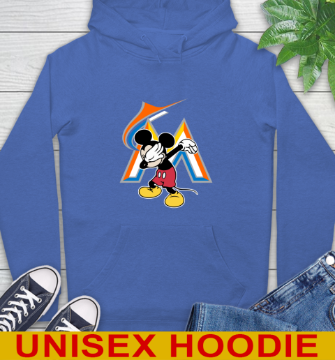 Miami Marlins MLB Baseball Dabbing Mickey Disney Sports Hoodie 9