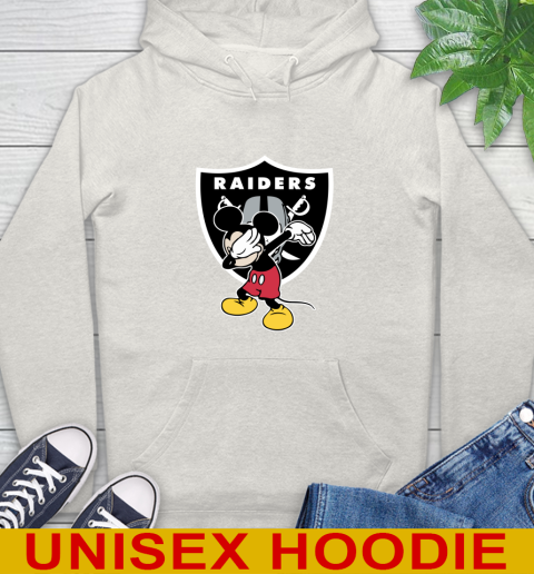 Oakland Raiders NFL Football Dabbing Mickey Disney Sports Hoodie 12
