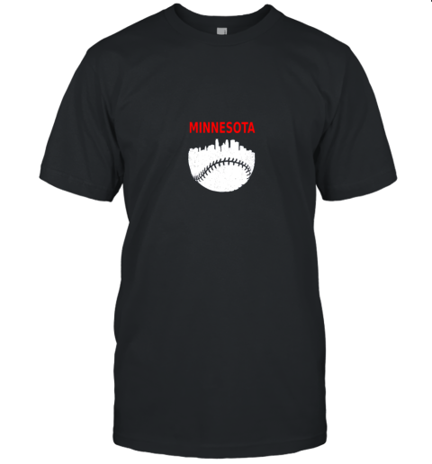 Retro Minnesota Baseball Minneapolis Cityscape Vintage Shirt Unisex Jersey Tee