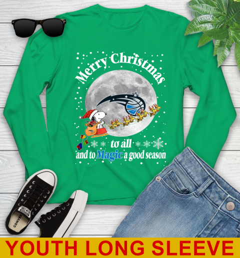 Orlando Magic Merry Christmas To All And To Magic A Good Season NBA Basketball Sports Youth Long Sleeve 7