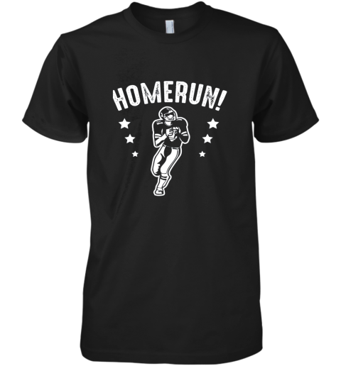 Homerun Football Baseball Mix Wrong Sports Premium Men's T-Shirt