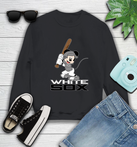 MLB Baseball Chicago White Sox Cheerful Mickey Mouse Shirt Sweatshirt
