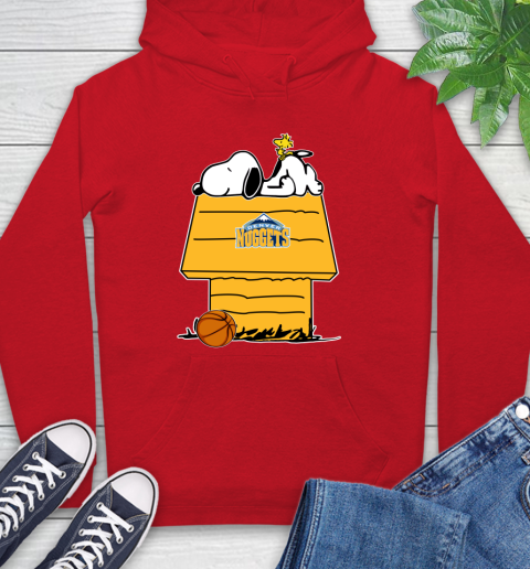 Denver Nuggets NBA Basketball Snoopy Woodstock The Peanuts Movie Hoodie 10