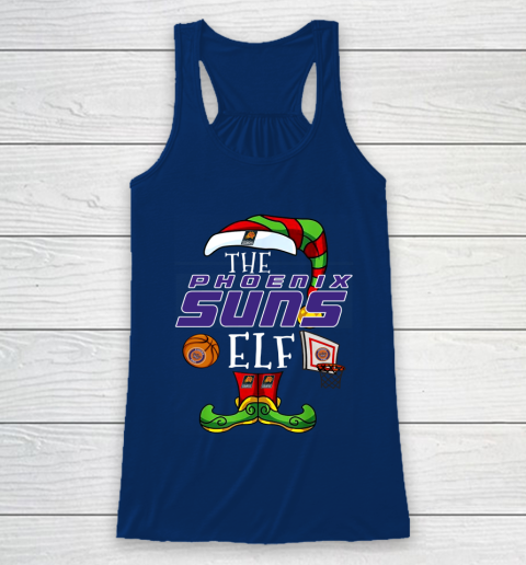 Phoenix Suns Christmas ELF Funny NBA Racerback Tank 6