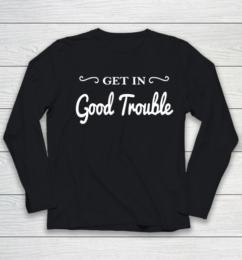 Get in good trouble John Lewis Youth Long Sleeve