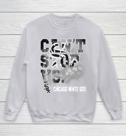MLB Chicago White Sox Baseball Can't Stop Vs Chicago White Sox Youth Sweatshirt 3