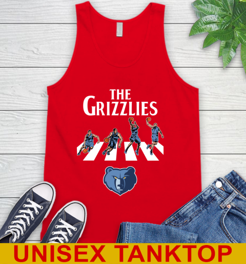 NBA Basketball Memphis Grizzlies The Beatles Rock Band Shirt Tank Top 5