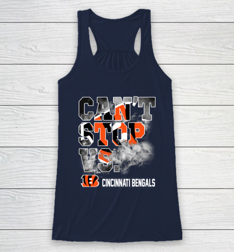 NFL Cincinnati Bengals Can't Stop Vs Racerback Tank 8
