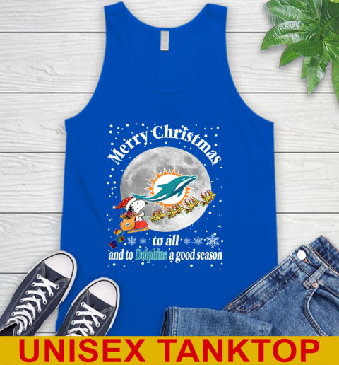 Miami Dolphins Merry Christmas To All And To Dolphins A Good Season NFL Football Sports Tank Top 4