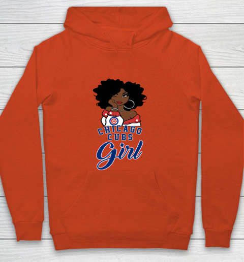 Chicago Cubs Girl MLB Youth Hoodie 4