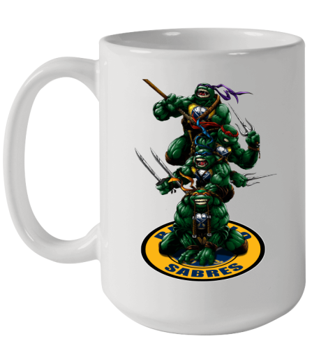 NHL Hockey Buffalo Sabres Teenage Mutant Ninja Turtles Shirt Ceramic Mug 15oz