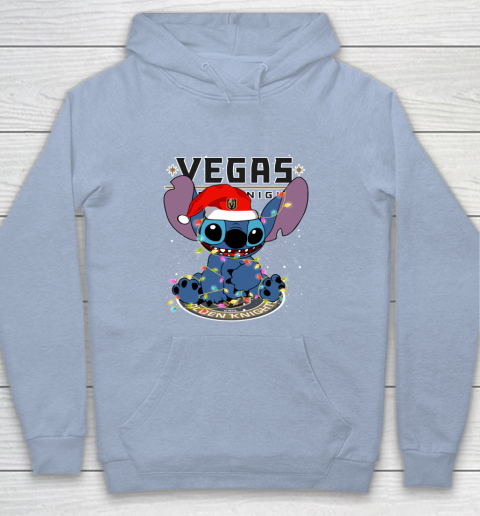 Vegas Golden Knights NHL Hockey noel stitch Christmas Youth Hoodie 5