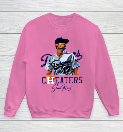 Joe Kelly Houston Astros Cheaters Youth Sweatshirt 3