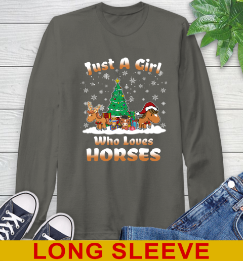 Christmas Just a girl who love horse 64