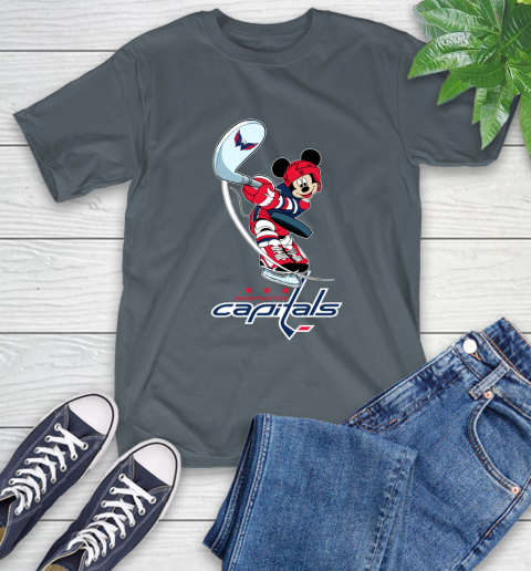NHL Hockey Washington Capitals Cheerful Mickey Mouse Shirt T-Shirt 7