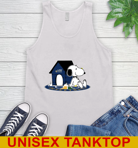 NBA Basketball Utah Jazz Snoopy The Peanuts Movie Shirt Tank Top