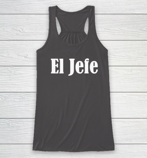 Coach Pop El Jefe (print on front and back) Racerback Tank 6