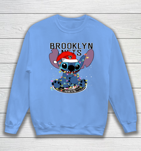 Brooklyn Nets NBA noel stitch Basketball Christmas Sweatshirt 7